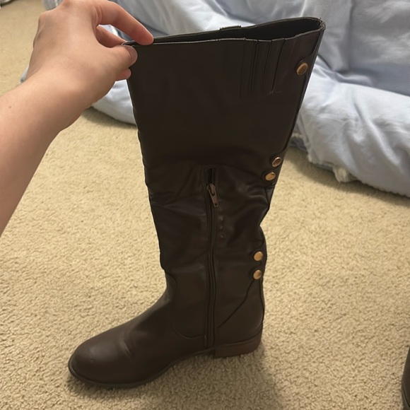 Brown Heeled Boots - Picture 3 of 6